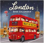 Calendario 2026 da Parete  - London - 30 x 29 cm
