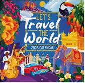 Calendario 2026 da Parete  - Let'S Travel The World - 30 x 29 cm