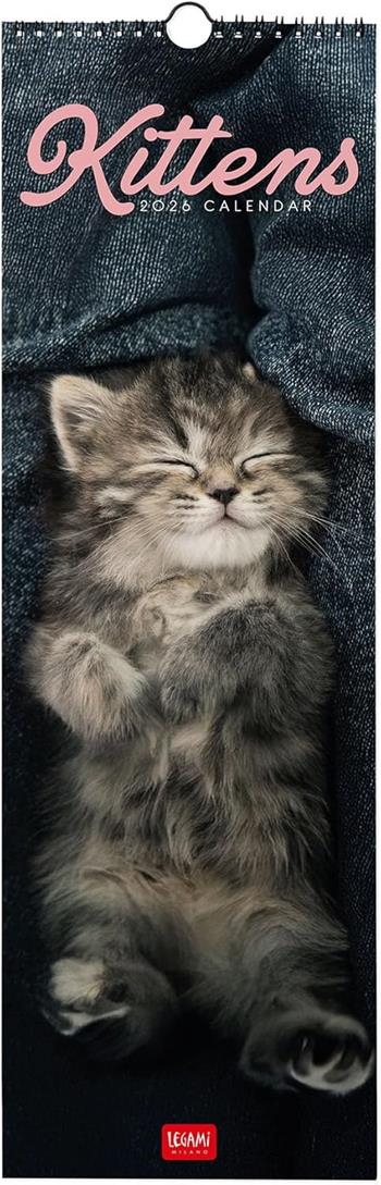 Calendario 2026 da Parete - Kittens - 16 x 49 cm  Legami 2025 | Libraccio.it