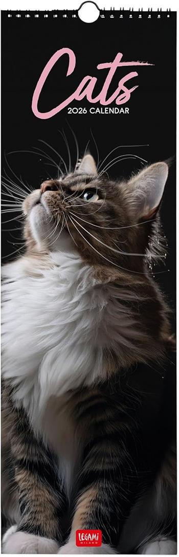 Calendario 2026 da Parete - Cats - 16 x 49 cm  Legami 2025 | Libraccio.it