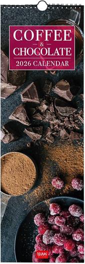 Calendario 2026 da Parete  - Coffee &Chocolate - 16 x 49 cm