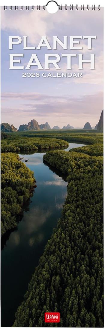 Calendario 2026 da Parete - Planet Earth - 16 x 49 cm  Legami 2025 | Libraccio.it