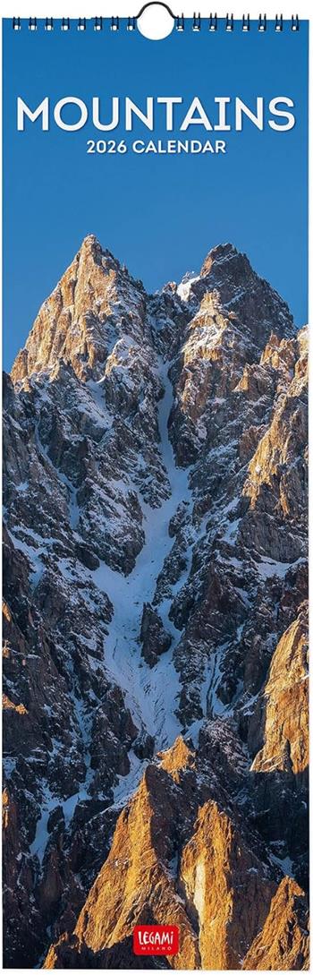 Calendario 2026 da Parete - Mountains - 16 x 49 cm  Legami 2025 | Libraccio.it