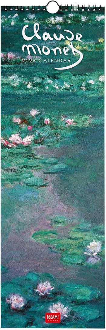 Calendario 2026 da Parete - Claude Monet - 16 x 49 cm  Legami 2025 | Libraccio.it