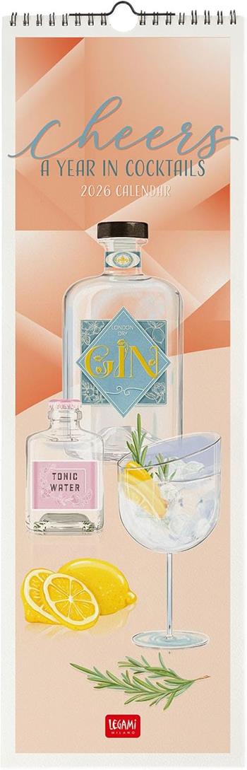 Calendario 2026 da Parete - Cheers - 16 x 49 cm  Legami 2025 | Libraccio.it