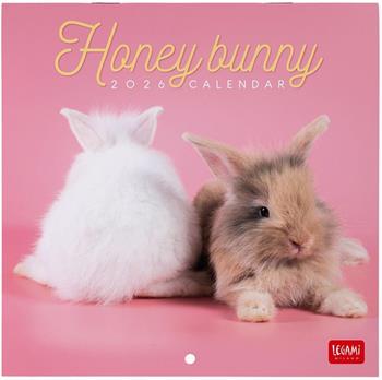 Calendario 2026 da Parete - Honey Bunny - 18 x 18 cm  Legami 2025 | Libraccio.it