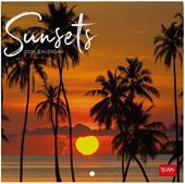 Calendario 2026 da Parete  - Sunsets - 18 x 18 cm