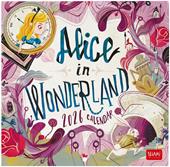 Calendario 2026 da Parete  - Alice In Wonderland - 18 x 18 cm