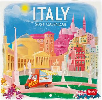 Calendario 2026 da Parete - Italy - 18 x 18 cm  Legami 2025 | Libraccio.it