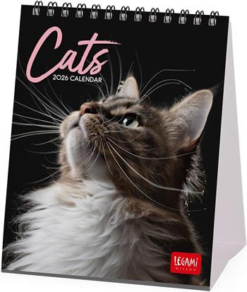 Calendario 2026 da Tavolo - Cats - 12 x 14,5 cm  Legami 2025 | Libraccio.it