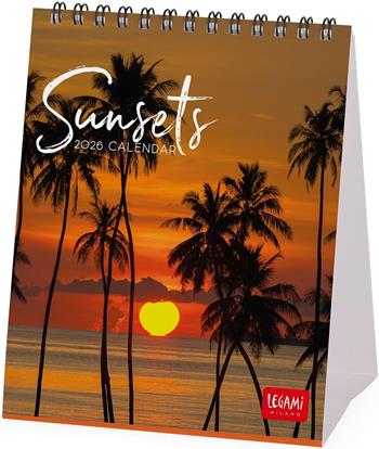 Calendario 2026 da Tavolo - Sunsets - 12 x 14,5 cm  Legami 2025 | Libraccio.it
