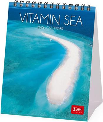 Calendario 2026 da Tavolo - Vitamin Sea - 12 x 14,5 cm  Legami 2025 | Libraccio.it