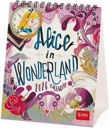Calendario 2026 da Tavolo - Alice In Wonderland - 12 x 14,5 cm  Legami 2025 | Libraccio.it