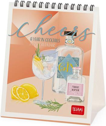 Calendario 2026 da Tavolo - Cheers - 12 x 14,5 cm  Legami 2025 | Libraccio.it