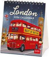 Calendario 2026 da Tavolo  - London - 12 x 14,5 cm