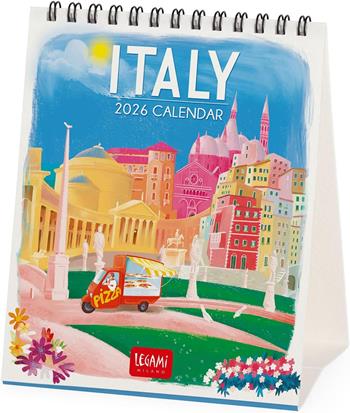 Calendario 2026 da Tavolo - Italy - 12 x 14,5 cm  Legami 2025 | Libraccio.it