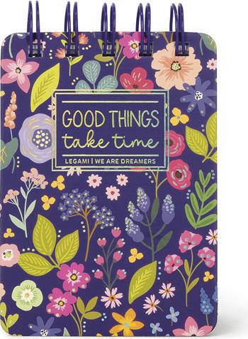 Blocco Spiralato a Righe - Spiral Notepad - Mini - Flowers  Legami 2025 | Libraccio.it