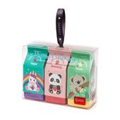 Legami - Yummy Yummy, Set di 3 Gomme Profumate, 2,7x6 cm, Fragola e Vaniglia & Temperino con Contenitore, Meow, 4,5x7 cm