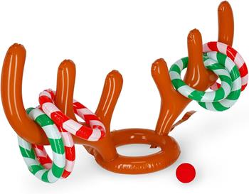 Gioco gonfiabile da lancio con anelli. Copricapo con corna da renna gonfiabile - Legami Oh My Deer - Reindeer  Legami 2025 | Libraccio.it