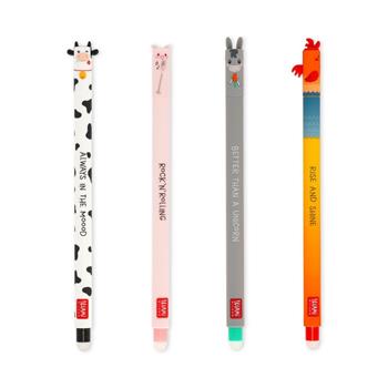 Set 4 penne gel cancellabili Legami - Farm Sweet Farm  Legami 2026 | Libraccio.it