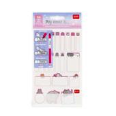 Set di 66 etichette adesive Legami My Name Is- Gattino