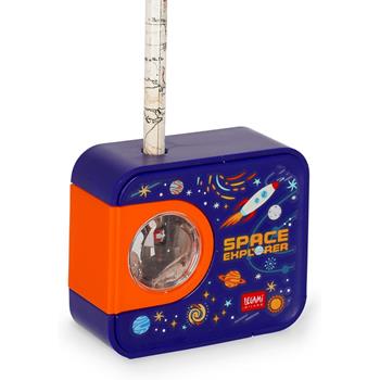 Legami - Temperino Elettrico Top of the Tip, Tema Space, con Serbatoio, per Matite con Diametro 6-8 mm  Legami 2026 | Libraccio.it