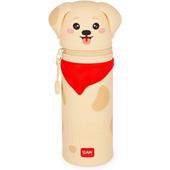 Legami - Kawaii Astuccio Scuola 2 in 1 in Morbido Silicone, Golden, Portapenne da Tavolo, Chiusura con Cerniera