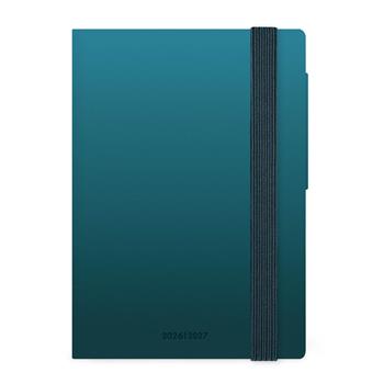 Agenda 16 mesi 2027 settimanale Legami Small Deep Teal con notebook  Legami 2026 | Libraccio.it