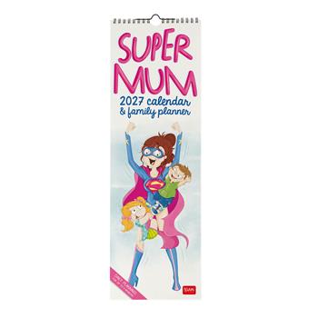 Calendario da parete Legami 2027 Family Planner - Super Mum 16X49  Legami 2026 | Libraccio.it