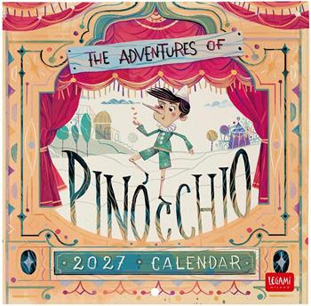 Calendario da parete Legami 2027 Book Lovers - Pinocchio 18X18  Legami 2026 | Libraccio.it