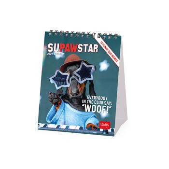 Calendario da tavolo Legami 2027 Dogs - Supawstar 12X14.5  Legami 2026 | Libraccio.it