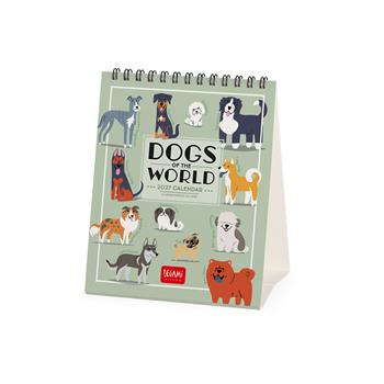 Calendario da tavolo Legami 2027 Dogs - Dogs Of The World 12X14.5  Legami 2026 | Libraccio.it
