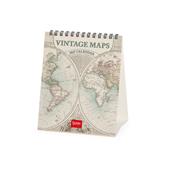 Calendario da tavolo Legami 2027 Vintage - Vintage Maps 12X14.5