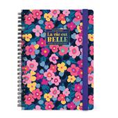 Agenda 16 mesi 2027 settimanale spiralata Legami Large Flowers