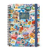 Agenda 16 mesi 2027 settimanale spiralata Legami Large Travel Stickers