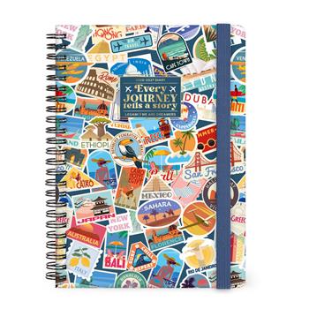 Agenda 16 mesi 2027 settimanale spiralata Legami Large Travel Stickers  Legami 2026 | Libraccio.it