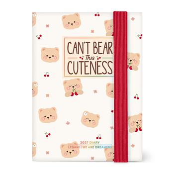 Agenda Legami 2027 12 mesi settimanale Teddy Bear - Cherry - White Mini  Legami 2026 | Libraccio.it