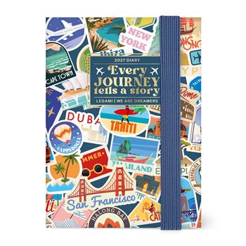 Agenda Legami 2027 12 mesi settimanale Travel - Stickers Mini  Legami 2026 | Libraccio.it