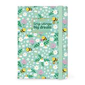 Agenda Legami 2027 12 mesi settimanale Bee - Green Medium