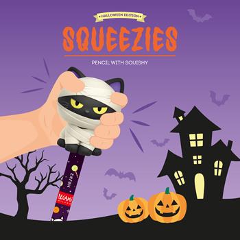 Matita Legami Squeezies Gattino - Mummia, mina HB Halloween  Legami 2026 | Libraccio.it