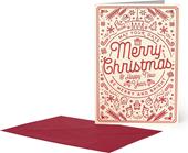 Biglietto auguri Legami Unusual Christmas, Merry Christmas - 11,5x17 cm
