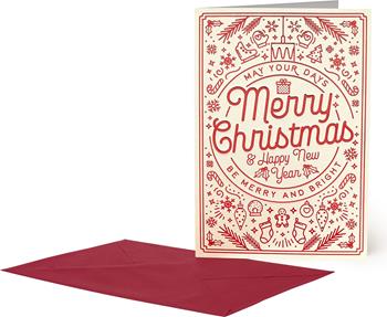 Biglietto auguri Legami Unusual Christmas, Merry Christmas - 11,5x17 cm  Legami 2019 | Libraccio.it