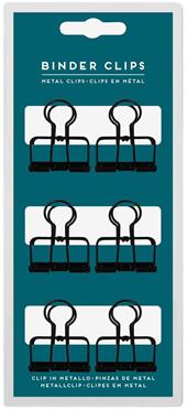 Clip Legami Binder Clips medium. Set 6 pezzi