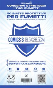 Studio Supernova - 50 Buste Protettive Comics 3 (18,5 X 26,5)