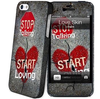 Hard Case + Skin Love iPhone5  iStuff | Libraccio.it