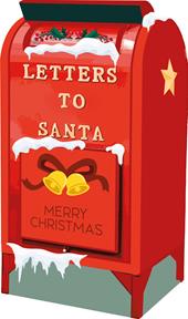 Biglietto auguri Natale Legami Holly Jolly, Letters To Santa, Greeting Cards - 11,50 x 17 cm