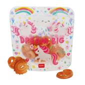 Buste alimentari riutilizzabili. Snack Bags - Set Of 3 Reusable Food Pouches - Unicorn