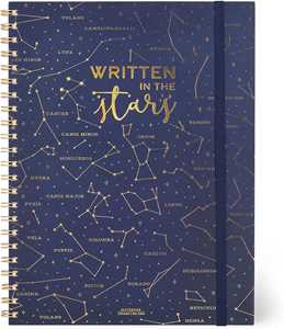 Image of 3-In-1 Spiral Notebook, Maxi Trio Spiral Notebook - Stars
