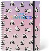 3-In-1 Spiral Notebook, Maxi Trio Spiral Notebook - Panda