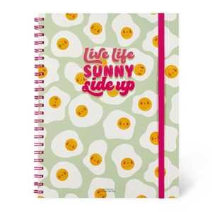 Image of 3-In-1 Spiral Notebook, Maxi Trio Spiral Notebook - Egg